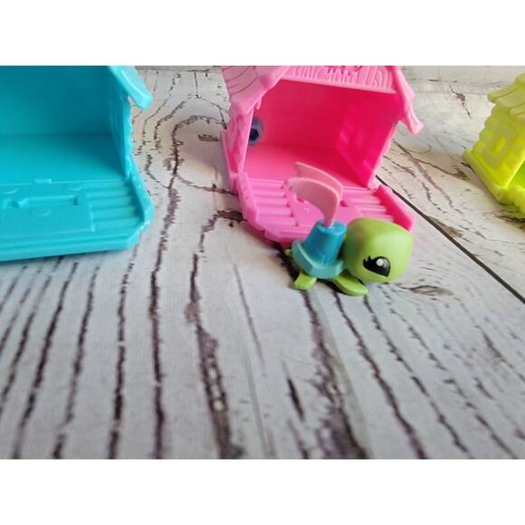 2016 Jazzwares Wildworks Animal Jam Peacock Turtle 3 Houses - Picture 3 of 9